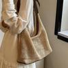 Retro Woven Straw Bag Summer New Large Capacity Shoulder Armpit Bag Vacation Wind Beach Bag Woven Straw Tote Bag for Women
