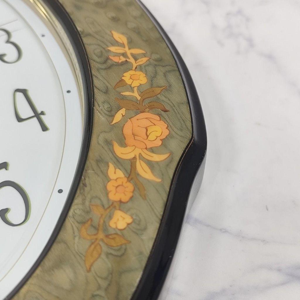 Used CITIZEN Citizen Plumage Wall Clock Wall Clock Antique Style Inlaid Style Interior