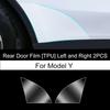 For Tesla Model3/Y 2017-2022 Front Door Rear Door Protective Film Invisible Car Clothing TPU Film Decoration Special Accessories