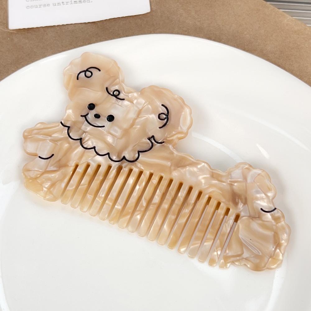 Animal Makeup Comb Puppy Hairdressing Combs Hair Care Acetate Comb  Barber Shop Salon