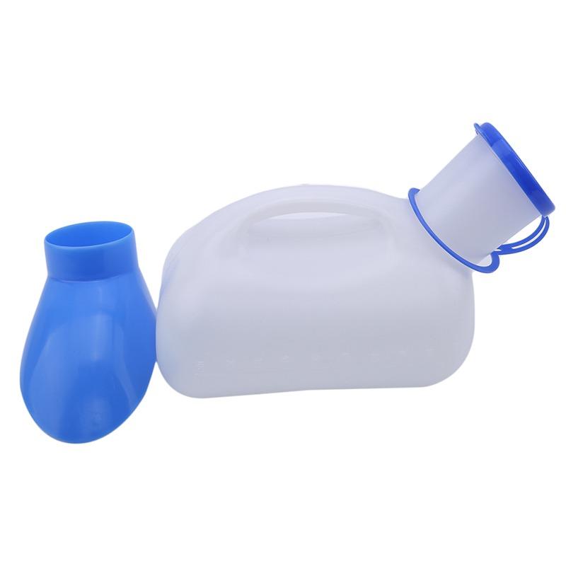 Portable Plastic Mobile Urinal Toilet Aid Bottle Outdoor Camping Car Urine Bottle For Women Men Journey Travel Kit 1000Ml