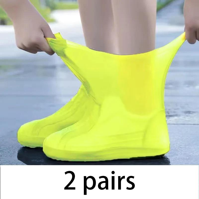 Rain Shoe Covers Anti Slip Silicone Rubber Rain Boots Raincoats Covers for Rain Shoes Waterproof Covers for Shoes