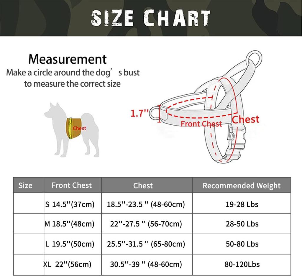 Dog Tactical Vest Nylon Outdoor Water-Repellent Dog Clothing Large and Medium-sized Dog Training Vest Harness Traction