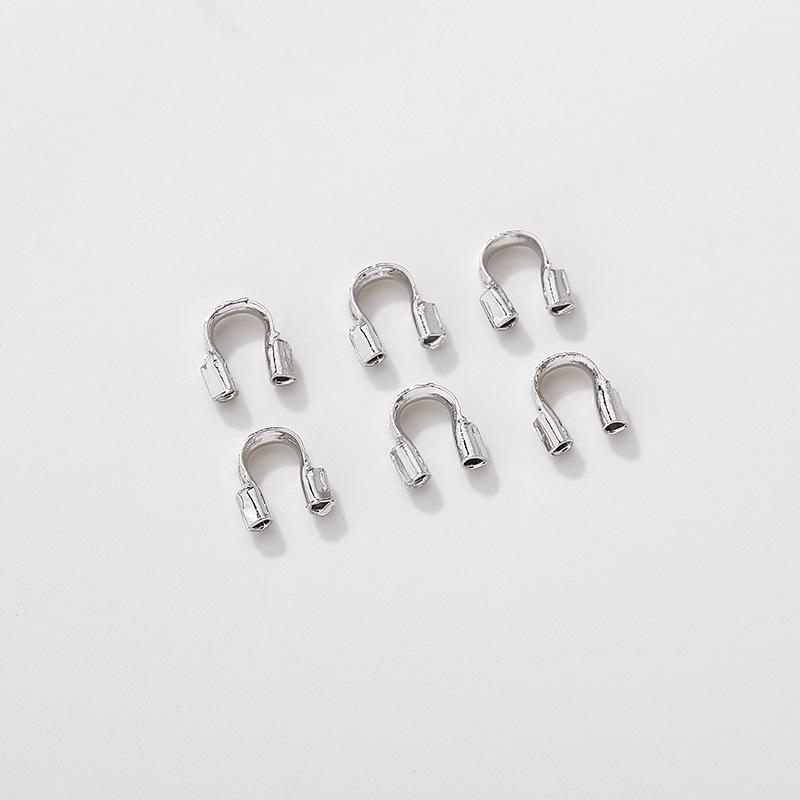 14K Gold-Filled U-Shaped Tube Clasp for DIY Bracelet/Necklace Jewelry