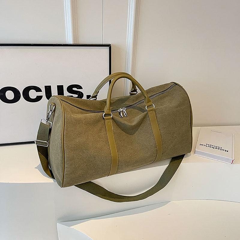 

Большая вместимость холщовая ретро-текстурная дорожная сумка однотонная унисекс популярная модная простая сумка повседневная сухая влажная разделительная фитнес-сумка (30cm<Max Length<50cm)