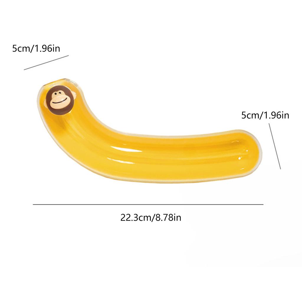 Portable Reusable Plastic Banana Storage Box Anti-Squeezing Sealed Banana Keeper For Gym Hiking Sports Enduring