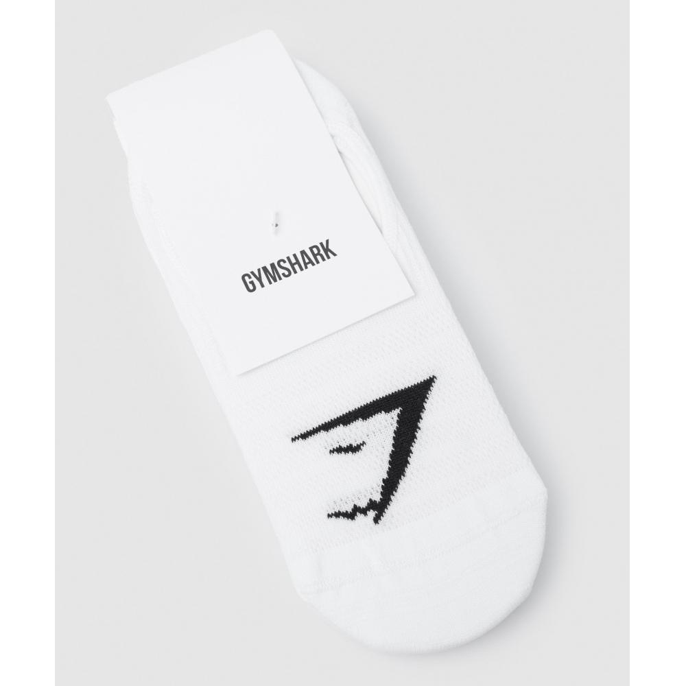 Gymshark No Show Socks 3pk White I2a2y Wbbm