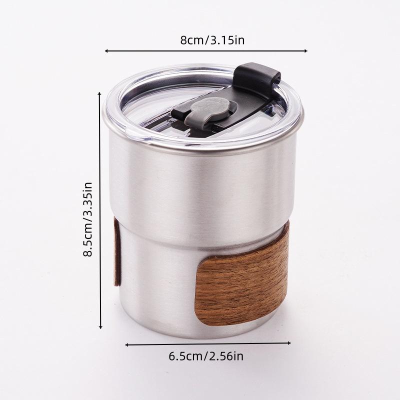 

Outdoor anti-scald camping cup 304 stainless steel water cup portable high temperature coffee cup camping equipment beer mugs