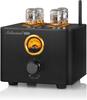 Nobsound B100 Premium Bluetooth 5.0 Vacuum Tube Amplifier with USB DAC, COAX/OPT Integrated Amplifier and Power Amplifier (B100)