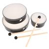1Pc 4/6/7/8/9/10 Inch Wooden Frame Drums Hand Drum With Drum Stick Set Percussion Instrument For Kids Infant Enlightenment Tools