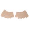 Toe Separating Heelless Socks Breathable Sweat Absorbent Forefoot Pads Cover Toed