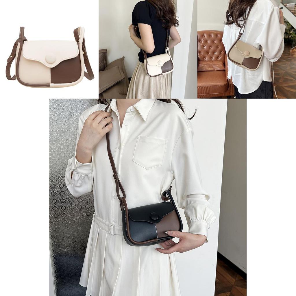 Summer Fashion Shoulder Bag New 2024 Trendy Square Shape With Stitching