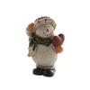 Painted Desktop Ornament Creative Mini Snowman Toy Christmas Snowman Ornament  Xmas Decoration