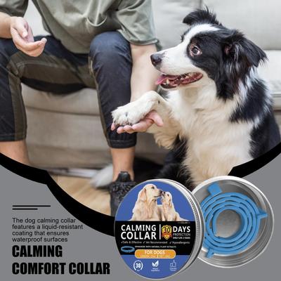 Beruhigendes Halsband für Hunde Gerät Hilfe Wasserdicht Trainer 25 Zoll Beruhigende Halsbänder für Hunde Für Reise Stress Pflege Training Sicherheit