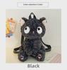Black Cat Ragdoll Plush Bag - Cute Kitten Cartoon Gift for Children