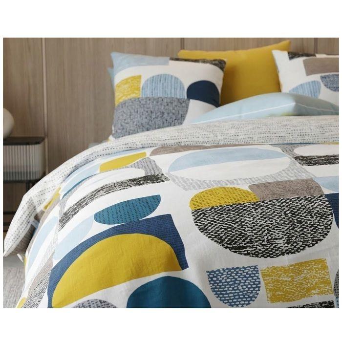 Parure de lit 220 x 240 cm Astral blanc