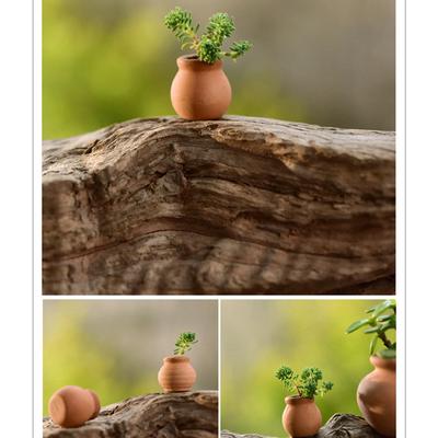 1:12 Puppenhaus-Miniaturen, Decora-Vase, Mini-Terrakotta-Blumentopf, DIY-Puppenhaus