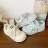 Round Head Thick-soled Mesh Ugly Cute Little White Shoes Women's 2025 Summer New Breathable Bread Shoes Casual Versatile Board Shoes