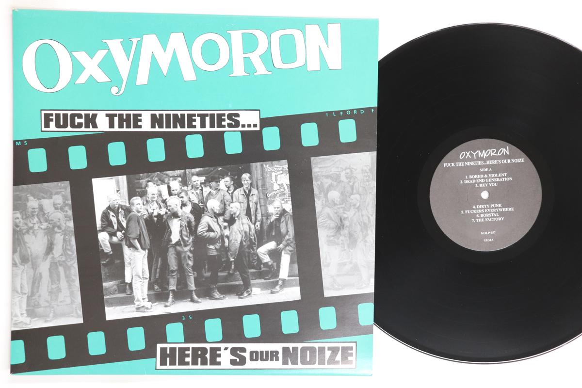 

LP Record OXYMORON Fuck The Nineties... Heres Our Noi KOLP057 KNOCK OUT 1997 Germany Rock Used