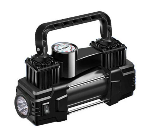 19-Cylinder Portable Car Air Pump with Light - High Power Tire Inflator