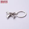 Airworthy Creative Plane Keychain Metal Key Chains Mens Key Ring Chain for Motorcycle and Car Key Tags Parts Aviation Gifts