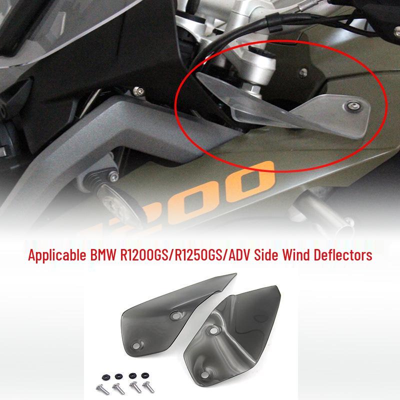 Compatible Wind Deflectors for BMW R1250GS/R1200/ADV: Modified Side Fairings, Left & Right Wing Extensions