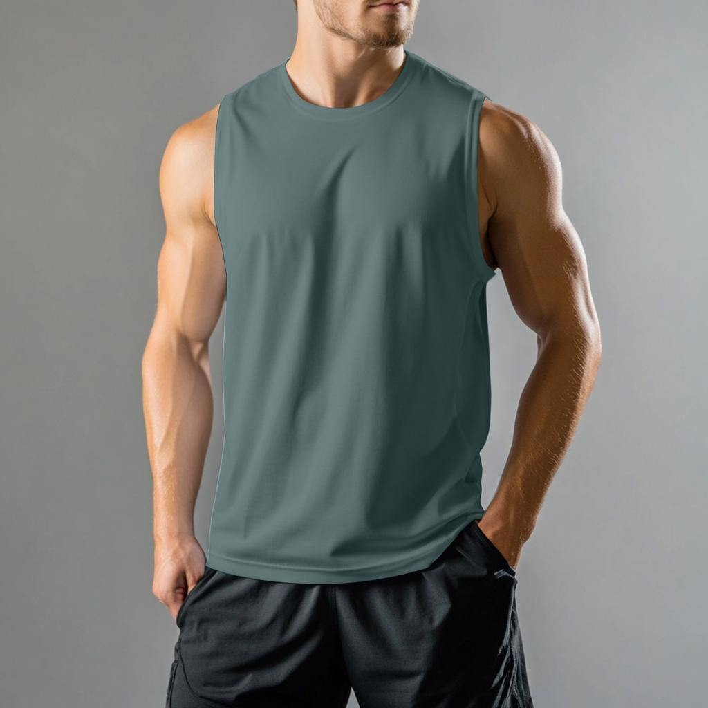 Pánská sportovní ležérní vesta bez rukávů