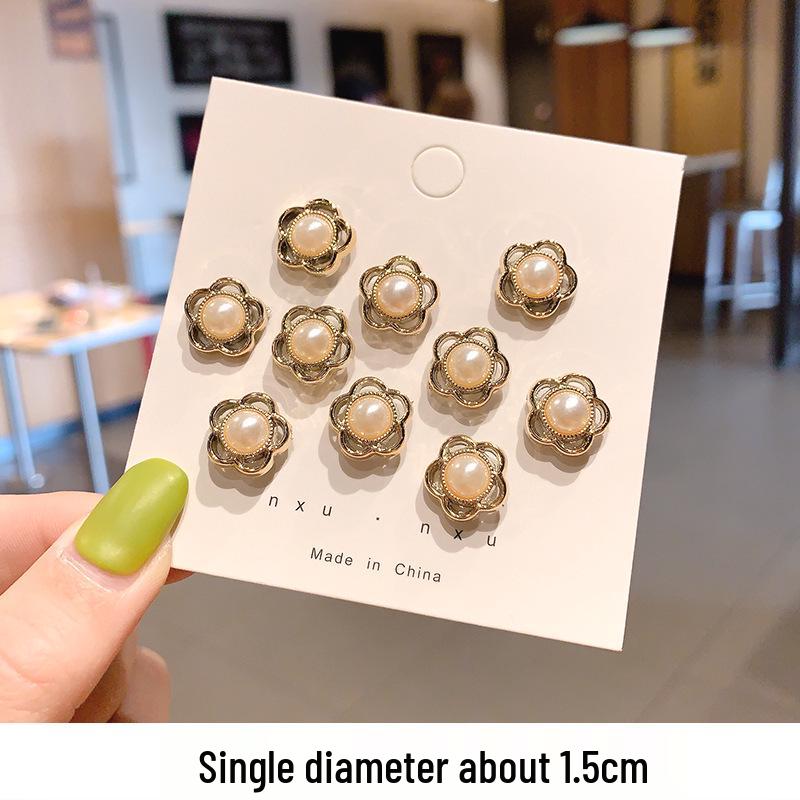 Pearl Smiley Face Brooch Pin - Cute Anti-Exposure Women's Collar Accessory