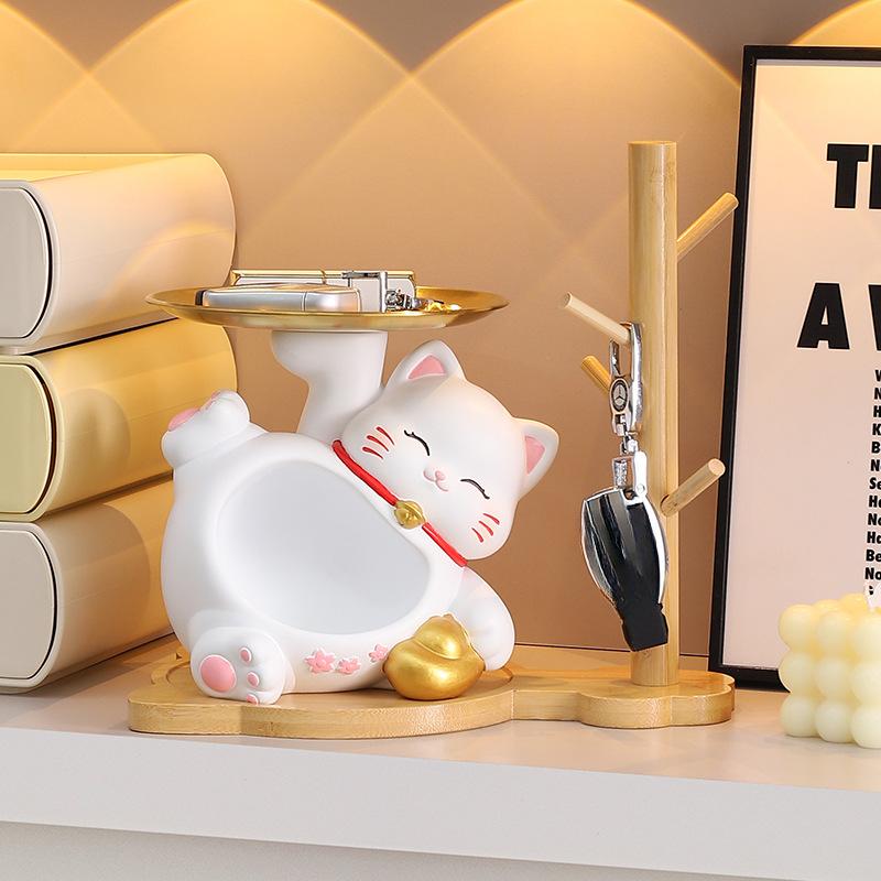 Národní Módní Špičková Třešňový Květ Kočičí Botník Vstupní Úložný Prostor na Klíče Ozdoby Obývací Pokoj Domácí Dekorace Ozdoby Řemesla