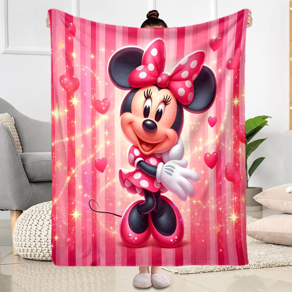 Halloween Disney Friends Blanket Cozy Blanket Versatile Accessory Suitable for Gifting Relatives and Friends Y14