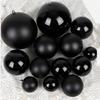 4/6Pcs 6/8/10cm Black Christmas Ball PVC Christmas Home Decoration  Shopping Mall
