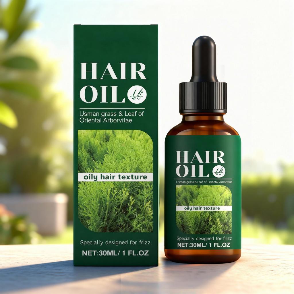 Usman Olej na péči o vlasy z trávy a listů 30 ml