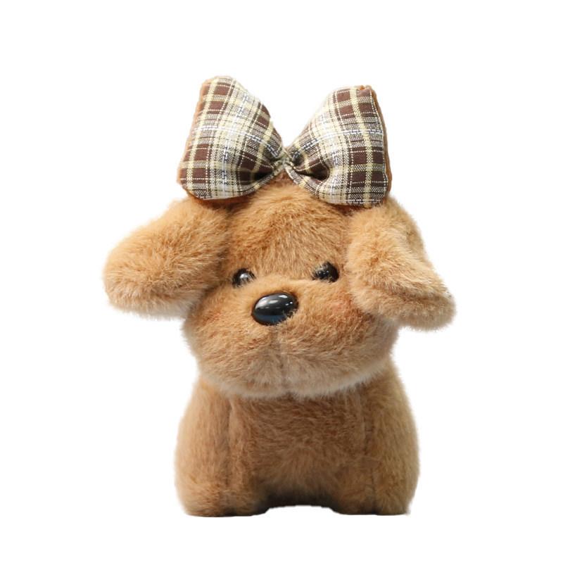 Plush Dog Toy With Keychain For Girls Gift And Bag Decorations