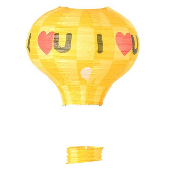 Children's Cartoon Hot Air Balloon Paper Lantern for Weddings and Kindergarten Decorations