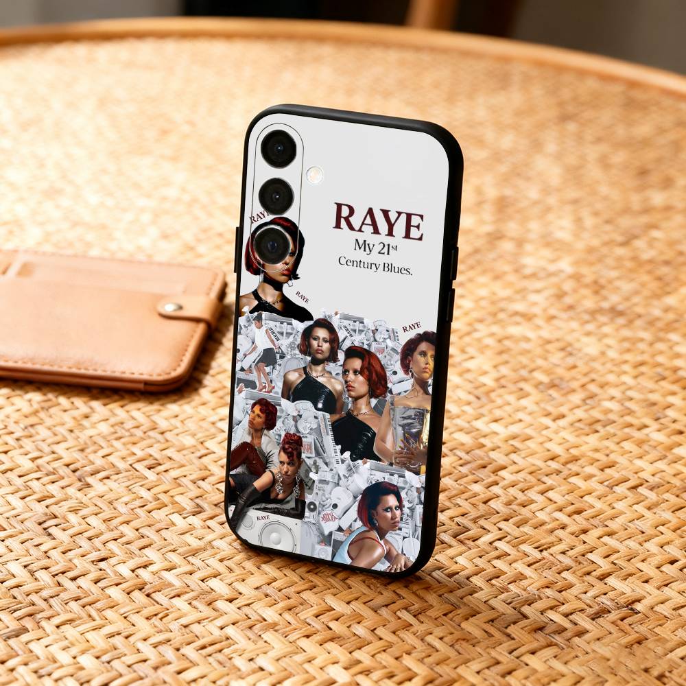 

R-Raye Singer Phone Case For Samsung A73,A21s,A22,A31,A32,A52,A53,A71,A80,Soft Black Shell Samsung a21s