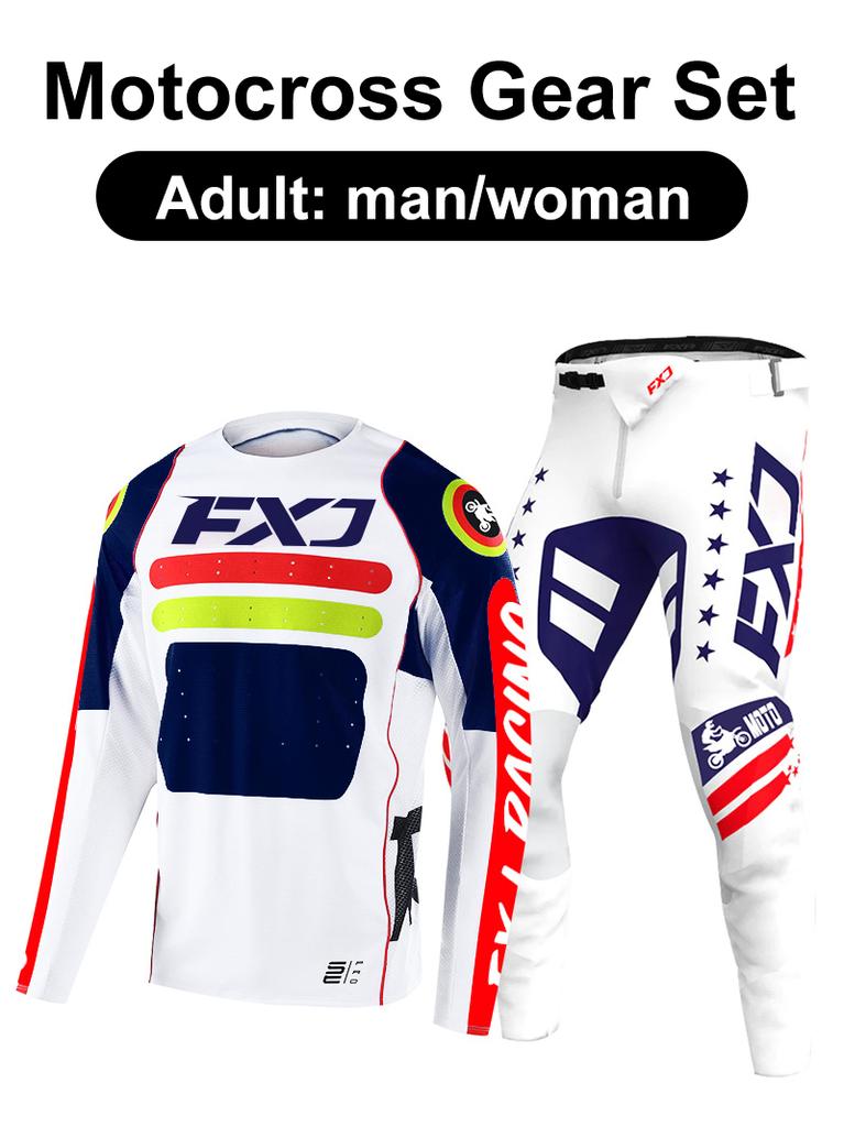 Motocross udstyrssæt Enduro cross Trøje Bukser Sæt Racer Udstyrssæt Off-road Herre Sæt Damebjerg Downhill Motorcykel MX