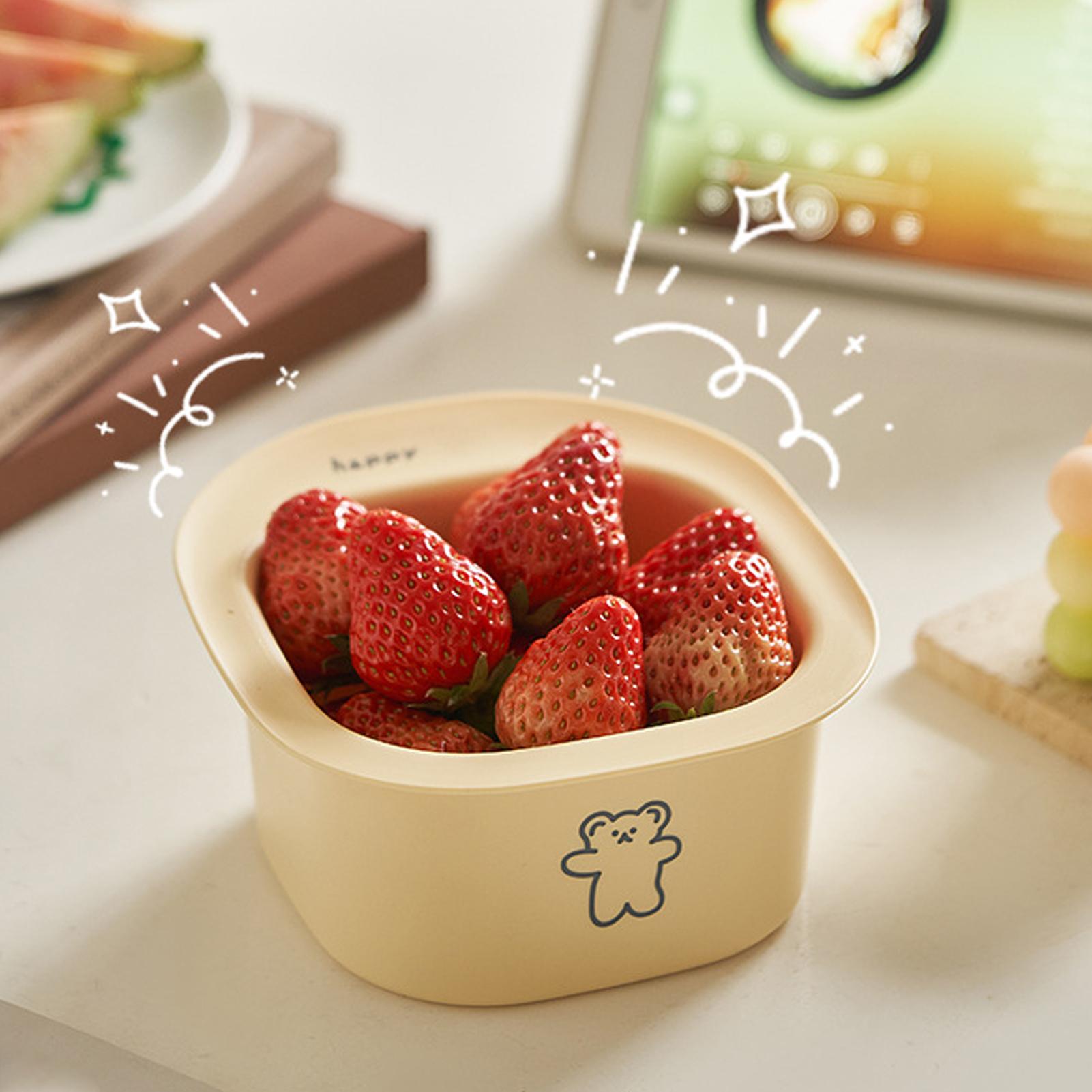 Fruit Washing Bowl With Strainer Fruit Rinser Strainer Container Double-Layer Draining Basket For Vegetables Tomatoes China Mainland