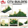Lz8013 Mini Version of The Great Wall Micro Diamond Small Particles Assembled Creative Building Blocks Toy Model Christmas Gift