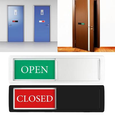 Magnetisches und Klebeband Offen/Geschlossen Türschild Einfach zu bedienendes Schiebeschild Offen/Geschlossen Tür für Zuhause Büro Toilette