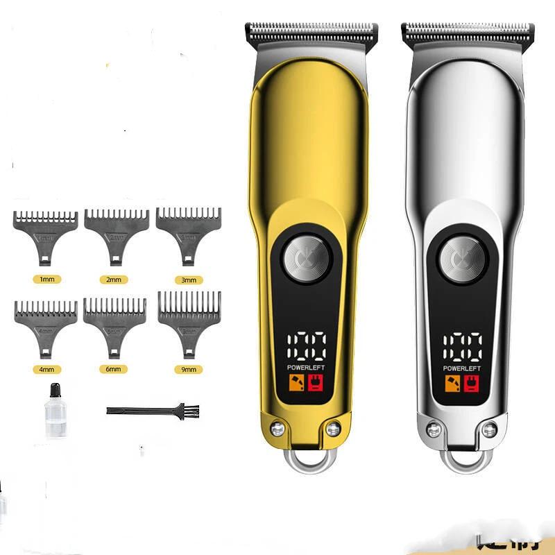 New hair clipper mini portable electric clipper oil head digital display electric hair clipper professional carving hair clipper