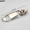 1*Creative Large Magnetic Zipper Bottle Opener, Beer Bottle Opener, With Refrigerator Magnet, Zipper-shaped Beer Bottle Opener