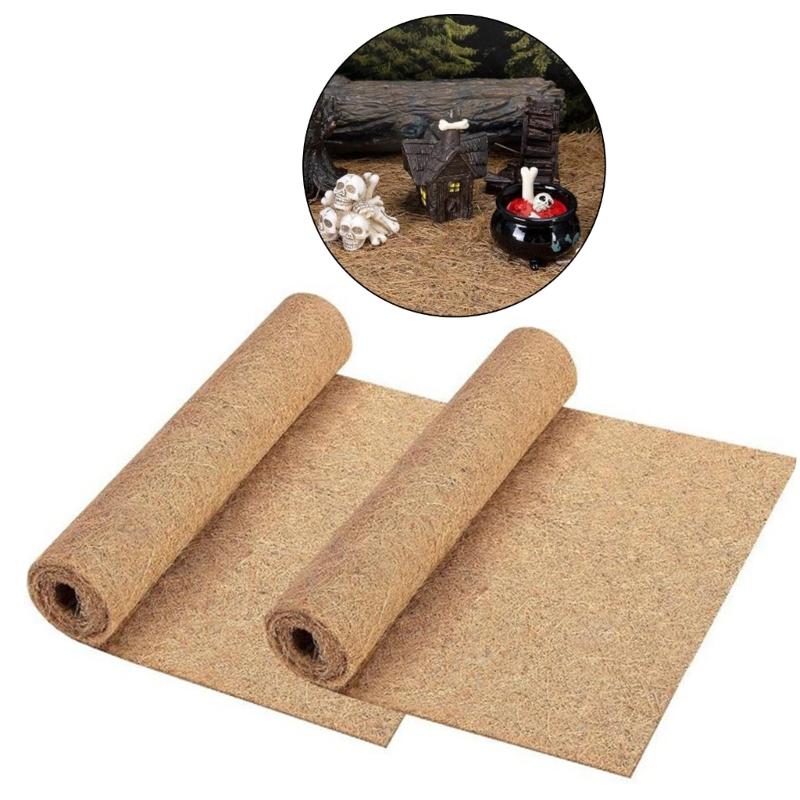 Coconuts Coir Halloween Doormat Skull Pumpkins Design Outdoor Indoor Not Skid Decorative Mats Large Size For Party Home