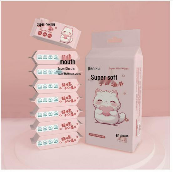 

Портативные мини-салфетки для рук и рта ребенка: Детские влажные салфетки