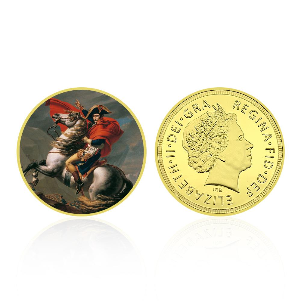 

French Emperor Coins, Classic Gold/Silver Commemorative Coins, Collected Badges, Collected Gift Coins, Napoleon Business Gifts
