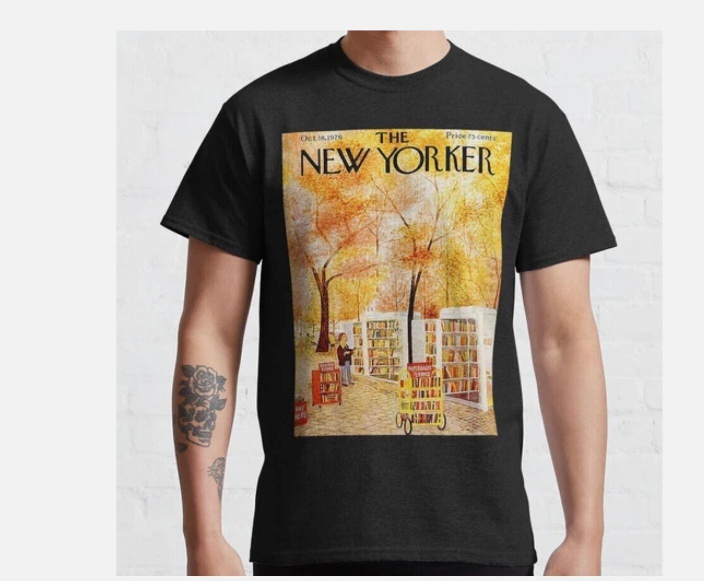 Продавец The New Yorker Классическая Ретро Винтажная Футболка S-5XL S