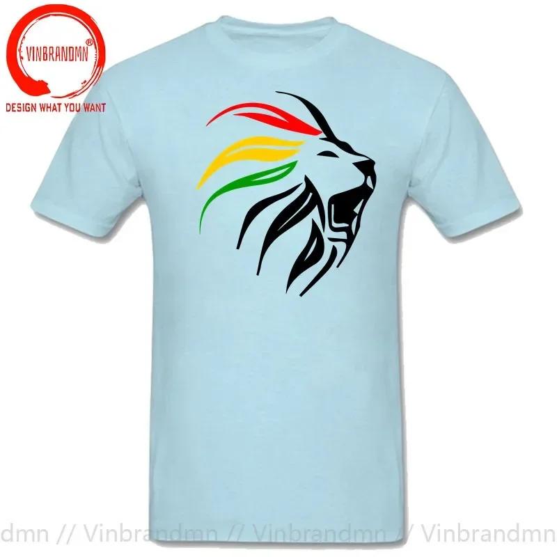 Rasta Lion Rastafari Jamaica Gift For Reggae Lover Tshirt Rasta Lion T Shirt Unisex Hip Hop Streetwear Harajuku Tee Shirt Clothing
