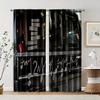 2 Pcs   Filtering Curtains (excluding Rods   Non-movable   Without Batteries) 1 Heartbeat Music for Use In Bedrooms and Living