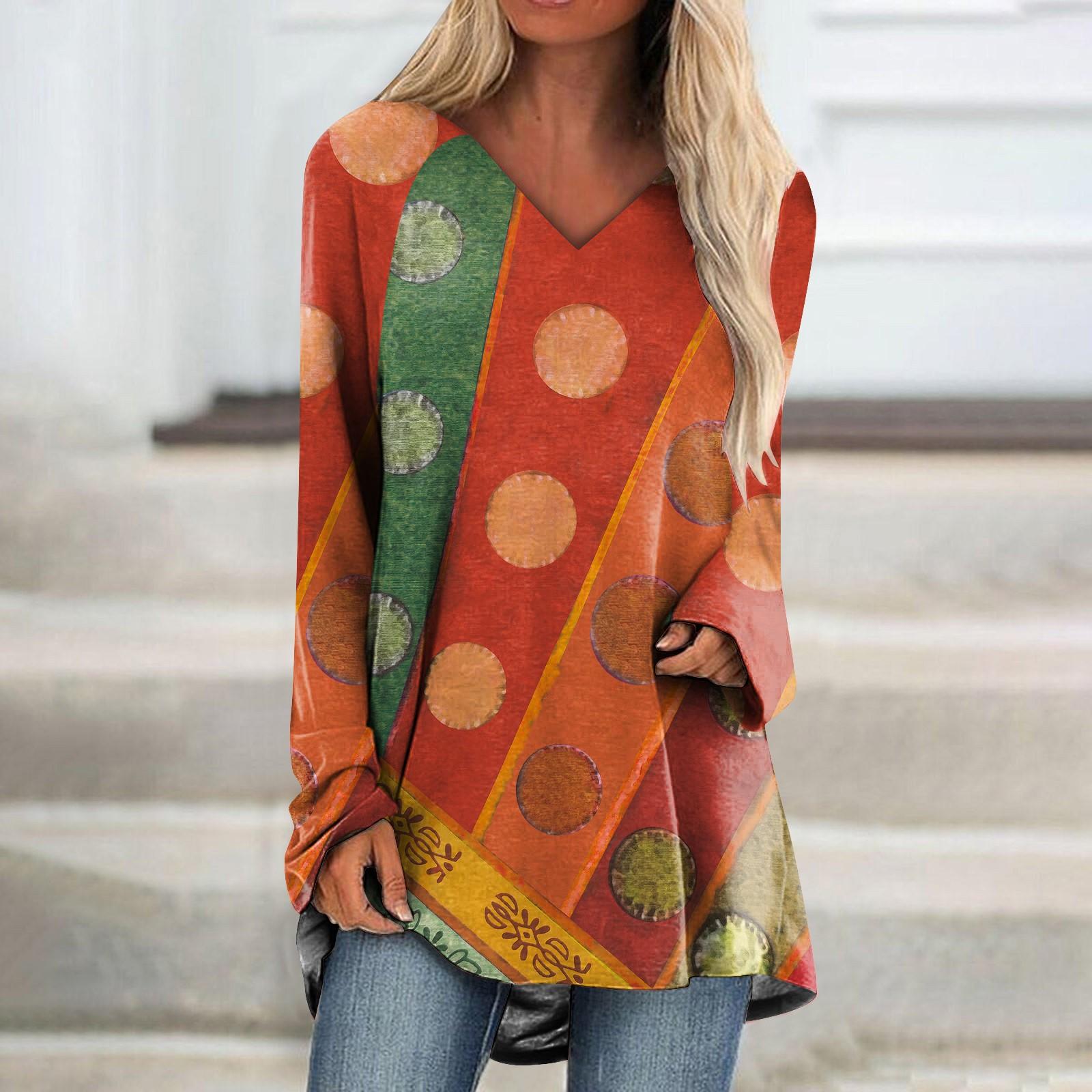 Женская модная повседневная футболка с принтом — фото 4