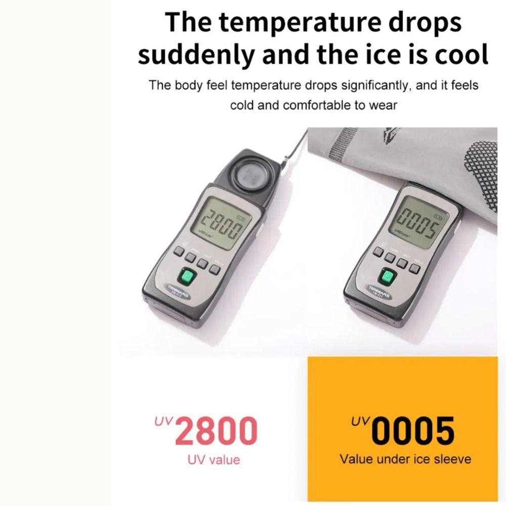 2Pcs Ice Silk Men's Sports Arm Guards Elastic Cooling Sleeves Cover New Sunscreen Sleeves