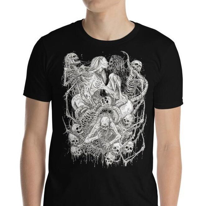 Zombies Skeletons Zombies Horror Creepy Short-Sleeve Unisex T-Shirt